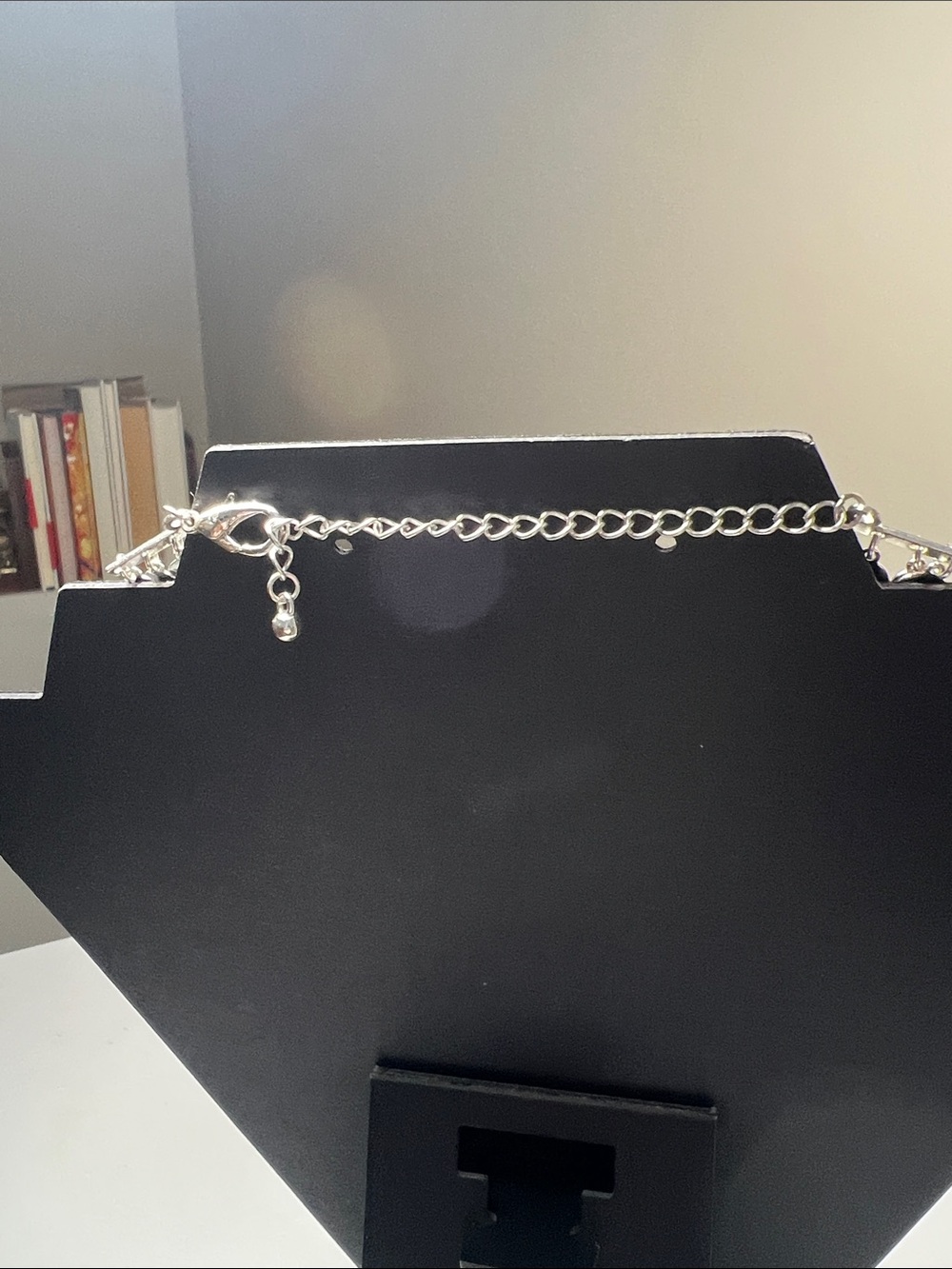 Sparkling Multi-Strand Silver Tone Disc Statement Necklace - Vintage - Picture 11 of 16